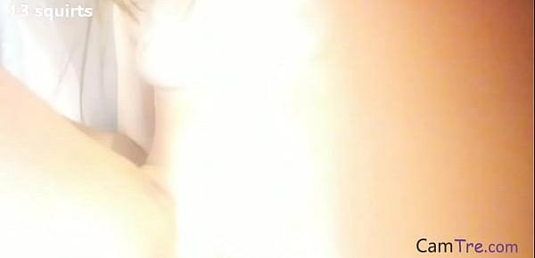 innocent teen squirted a river on webcam